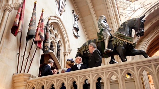 The Colours are on display at St George's Hall where they were installed during a ceremony led by King George V in 1922