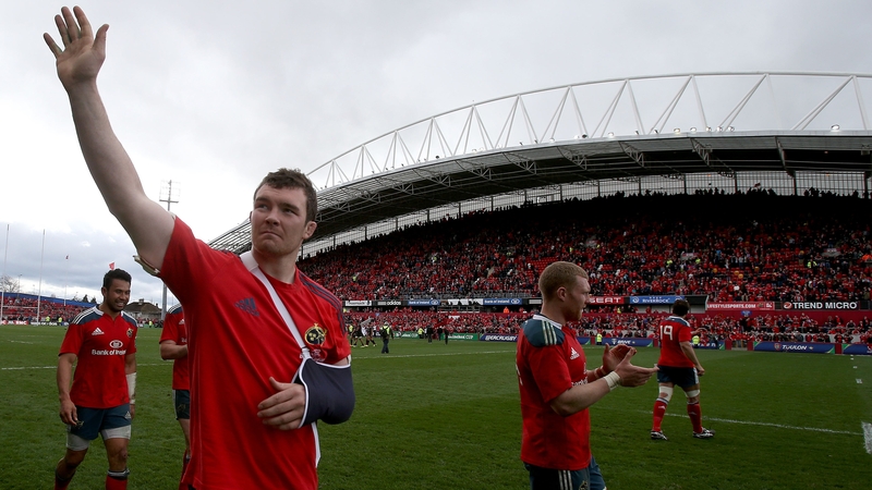 Peter O'Mahony will not play again this season
