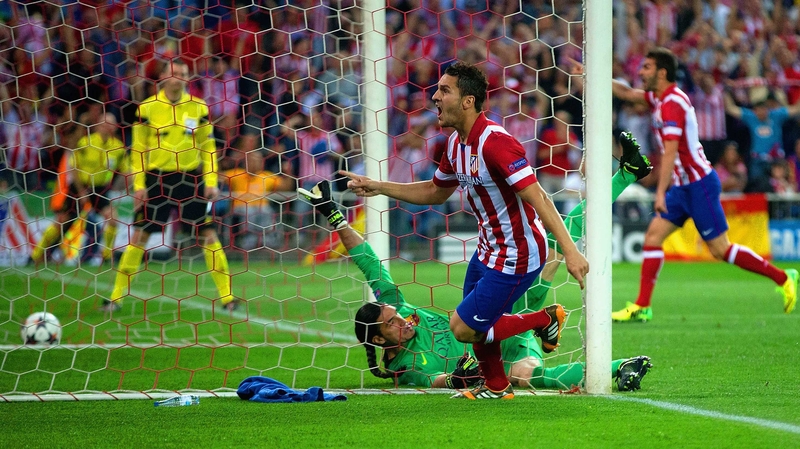 Koke scores for Atletico Madrid