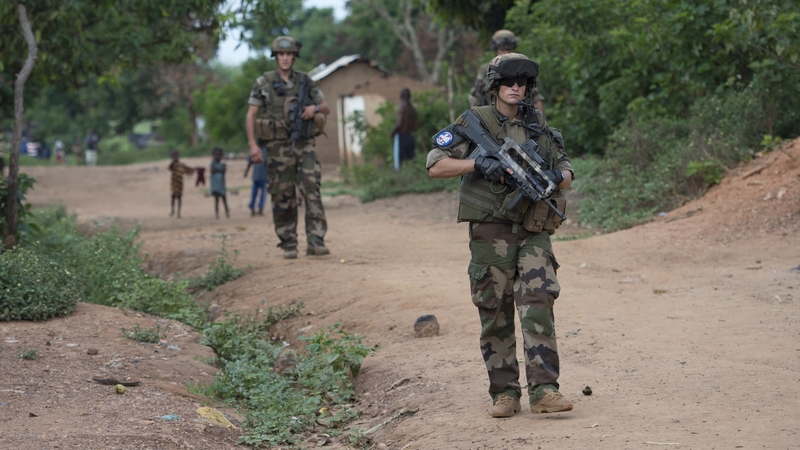 French and African peacekeepers have been struggling to halt the violence