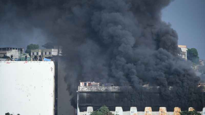 The building had been occupied by squatters in recent weeks brandishing an eviction order