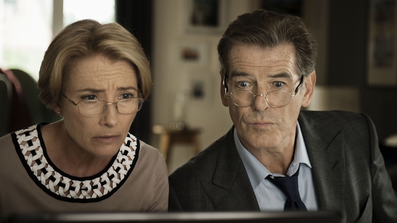 Emma Thompson and Pierce Brosnan play a divorced couple who become jewel thieves