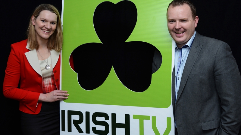 IrishTV's founders - Mairead Ní Mhaoilchiaráin (MD) and Pierce O'Reilly (CEO)