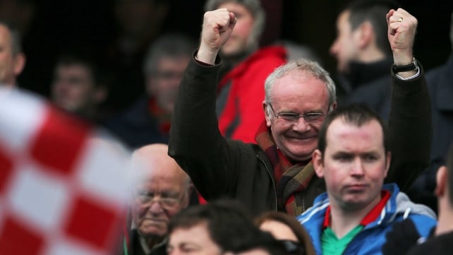 Much to the delight of Derry fan Martin McGuinness