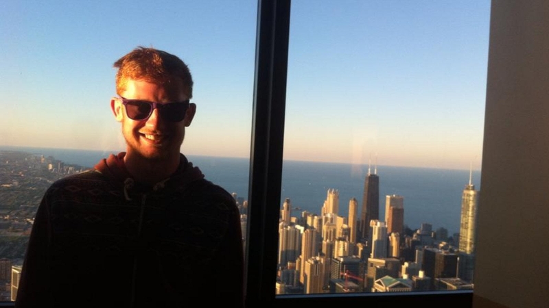 Kevin on top of Willis Tower