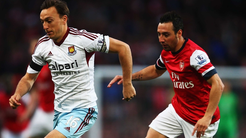 West Ham United midfielder Mark Noble