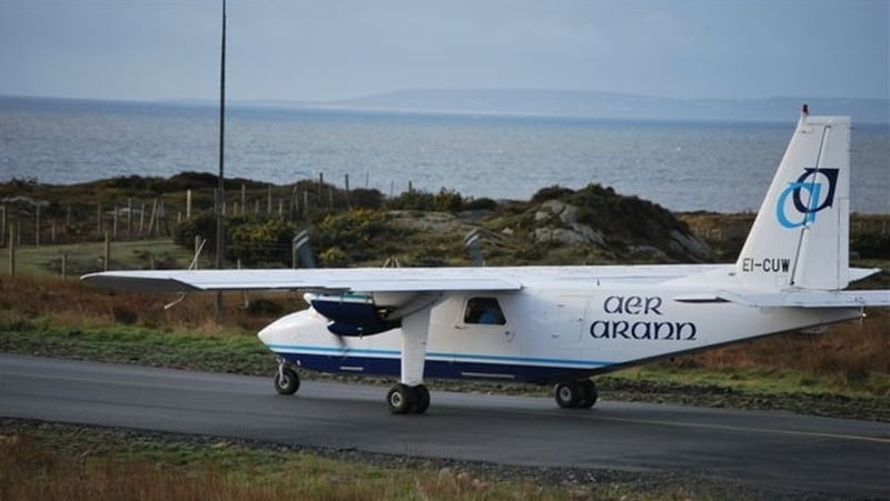 Aer Árann ceannaithe ag an bpíolóta Jarleth Conneely