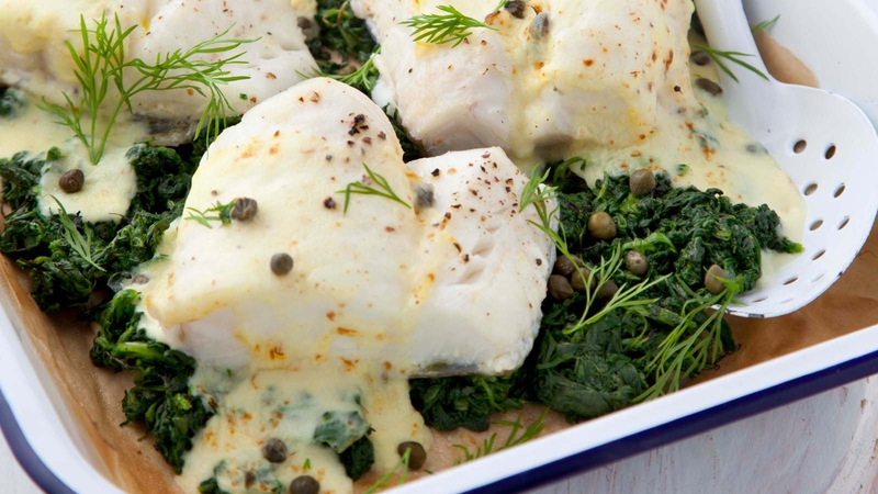 Creamy Mustard and Caper Cod