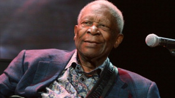 BB King pictured last year