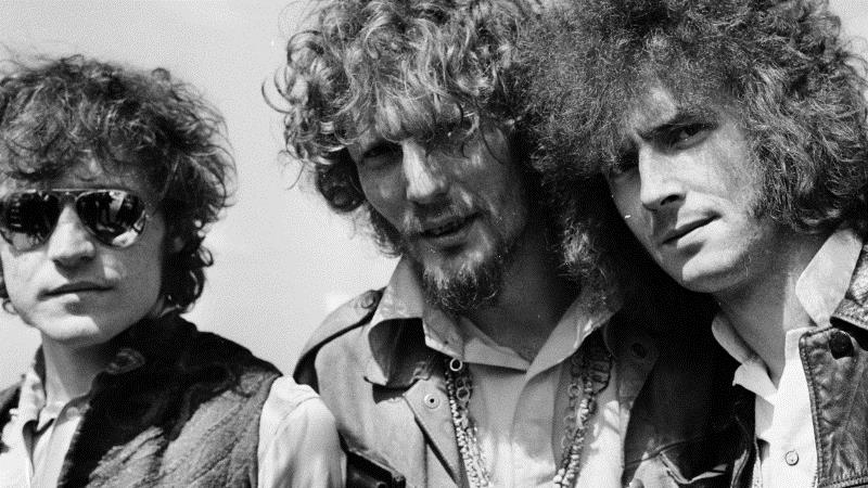 Cream in the Sixties: left to right, Jack Bruce, Ginger Baker, Eric Clapton
