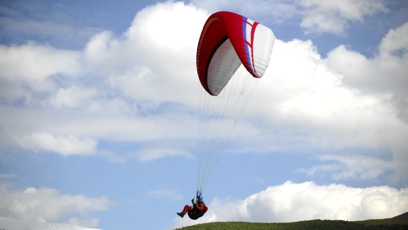 Two people hurt after paraglider collision in Co Wicklow