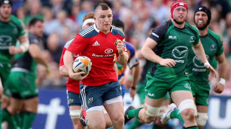Munster's Andrew Conway scored the game's first try