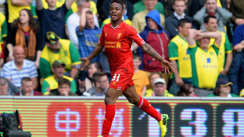 Raheem Sterling scored twice for Liverpool