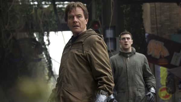 Bryan Cranston and Aaron Taylor-Johnson in Godzilla