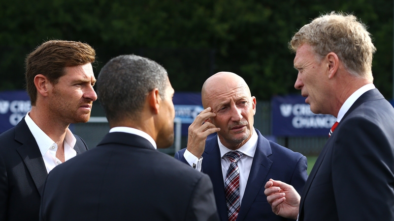 Andre Villas-Boas (Spurs), Ian Holloway (Crystal Palace), David Moyes (Man Utd) Chris Hughton (Norwich) at the launch of this season's Premier League - All four managers have subsequently lost their jobs