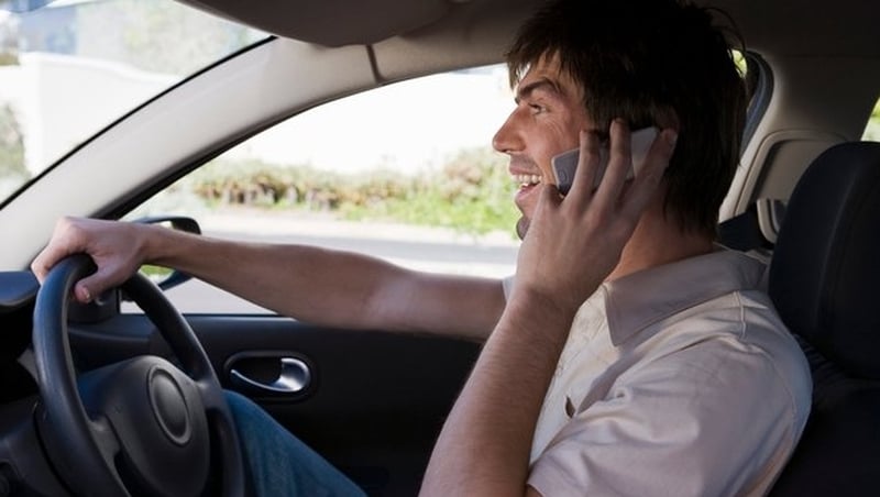 Thousands of people were detected holding a mobile while driving in the first three months of this year