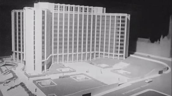 Model of New Corporation Block for Wood Quay