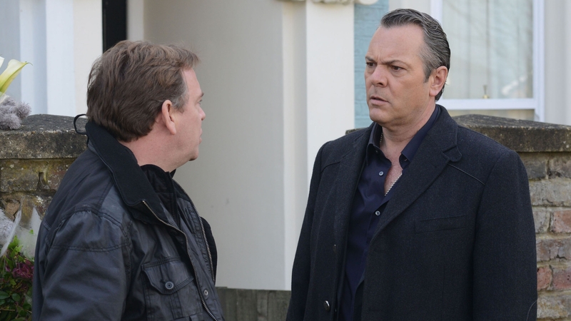 French (right) - Details of his exit storyline have not been revealed