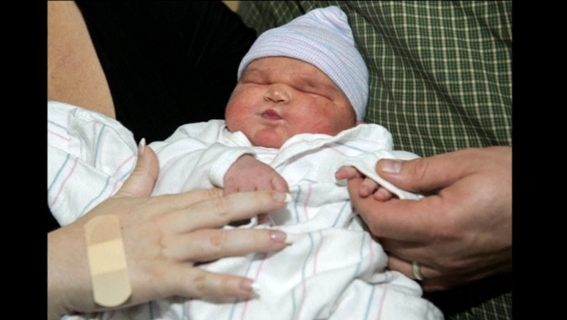 Carisa Ruscak was delivered by Caesarean section