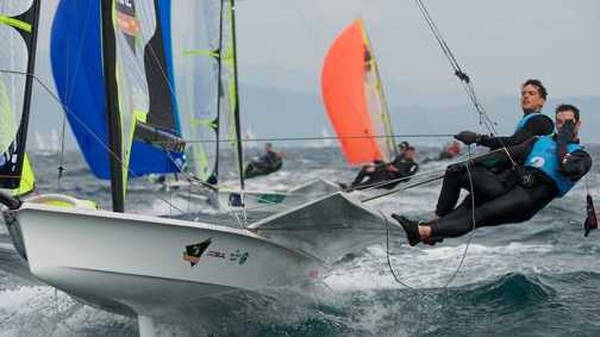 Ryan Seaton and Matt McGovern will race for the 49er skiff World Championship title