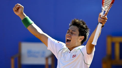 Kei Nishikori savours his moment