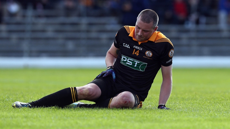 Kieran Donaghy had been making his return from an injury suffered last year