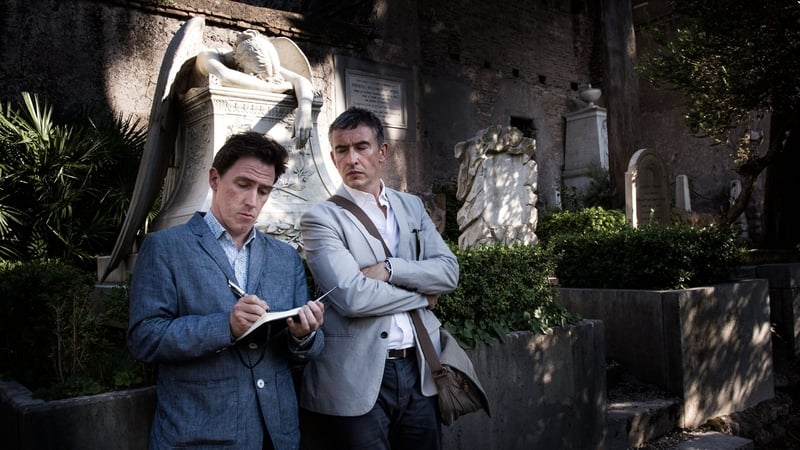 Rob Brydon and Steve Coogan in Rome's Cimitero acattolico