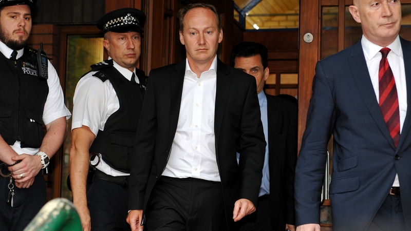 The children's father, Gary Clarence, leaves court after a hearing last week