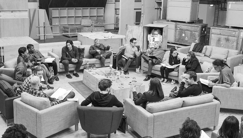 Star Wars Episode VII: the first script meeting