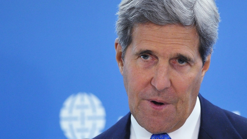 John Kerry said the US is "committed to supporting Iraq"