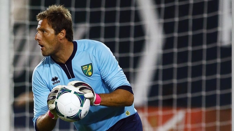 Carlos Nash in action for Norwich in a pre-season friendly