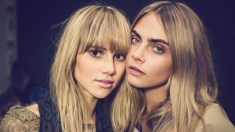 Burberry favourites Suki Waterhouse and Cara Delevingne
