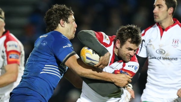 Jared Payne (centre) will feature for Ulster and Mike McCarthy (left) will start for Leinster