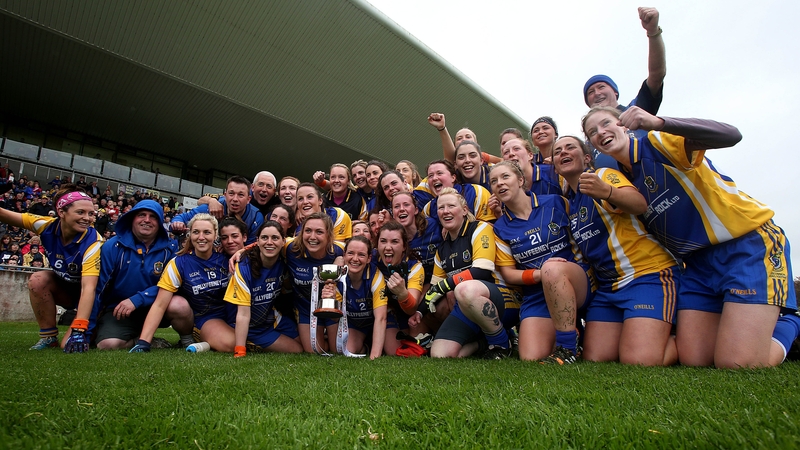 The Roscommon team celebrate winning