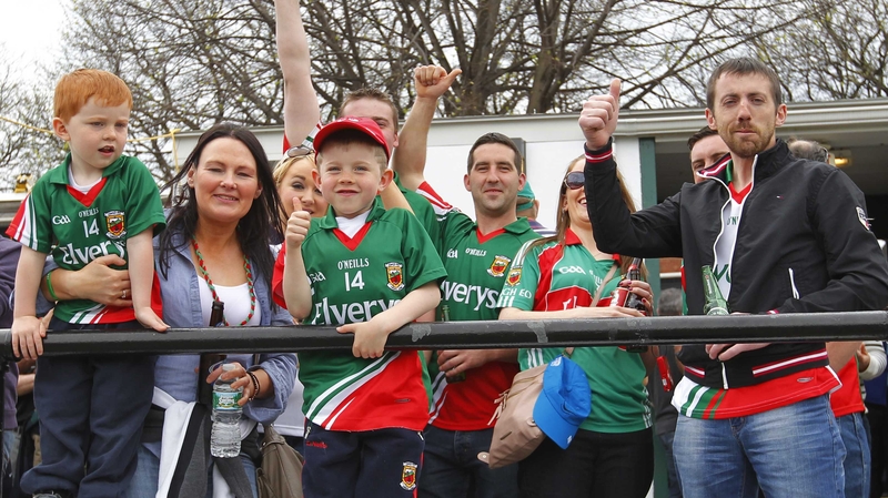 Mayo fans at the game