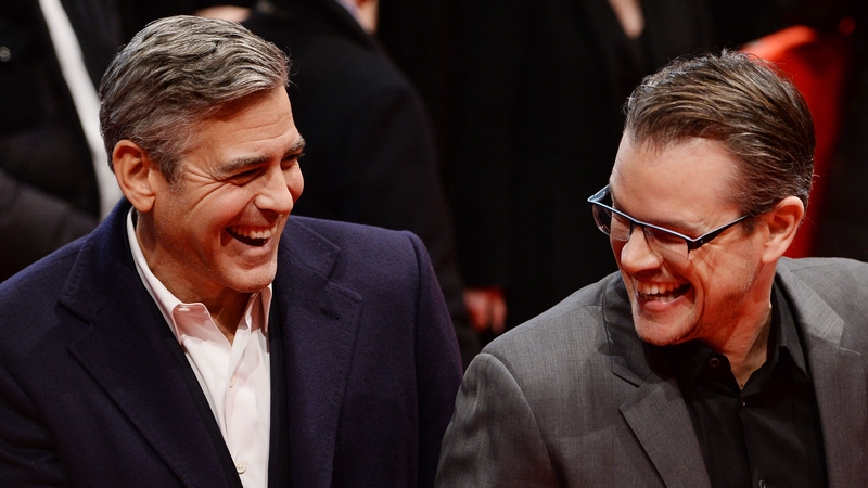 Close friends and co-stars George Clooney and Matt Damon