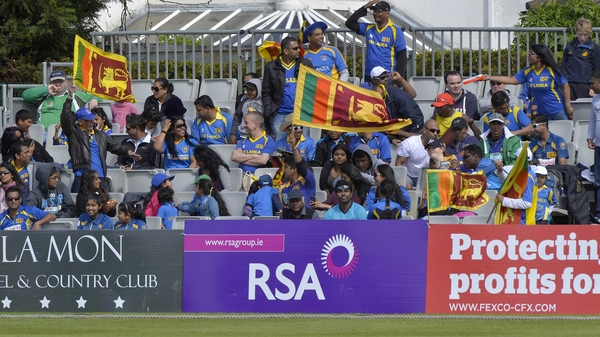 Sri Lanka fans brought colour to an overcast Clontarf