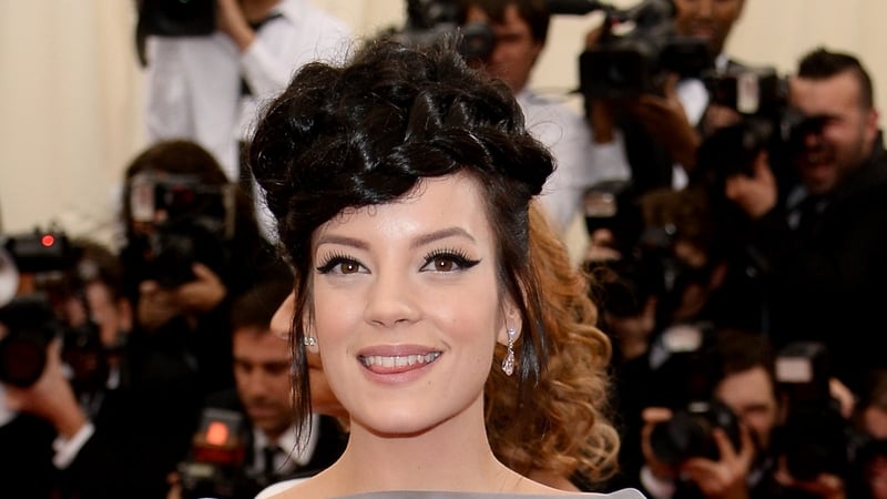 Lily Allen took plenty of selfies at the Met Ball