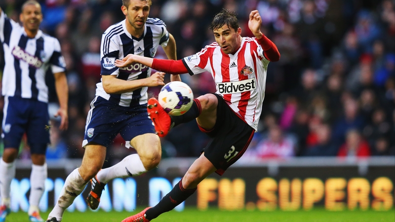 Fabio Borini bangs home Sunderland's second goal