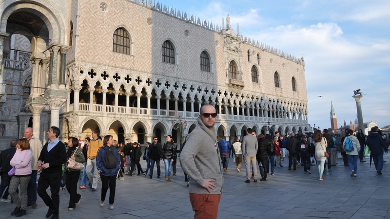 Tadhg Peavoy in the Palazzo Ducale