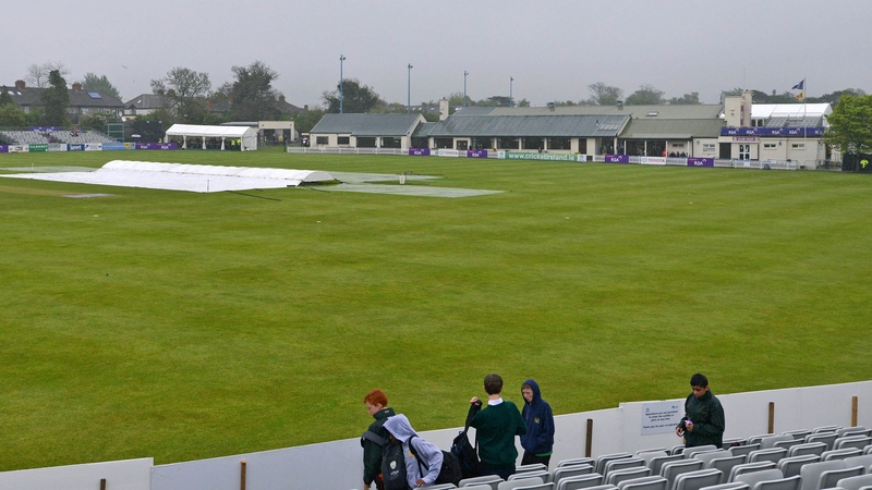 The grey skies forced the cancellation of Thursday's game
