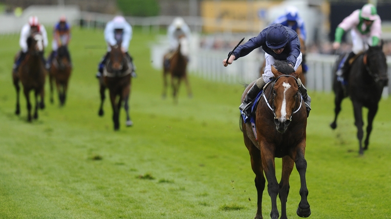 Ryan Moore riding Orchestra wins the Chester Vase at Chester