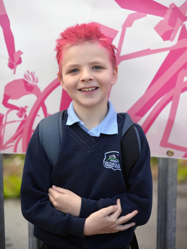 A young fan in Belfast ahead of the 2014 Giro d'Italia