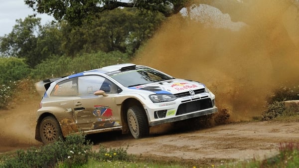 Jari-Matti Latvala enjoyed a superb day in Sardinia