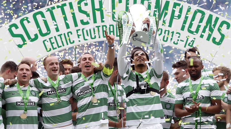 Celtic lifted the trophy for the third time in three years