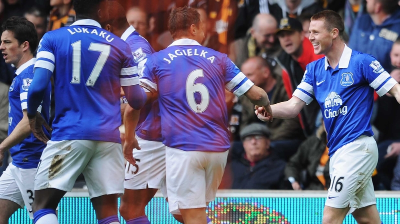 James McCarthy scored his first goal for Everton