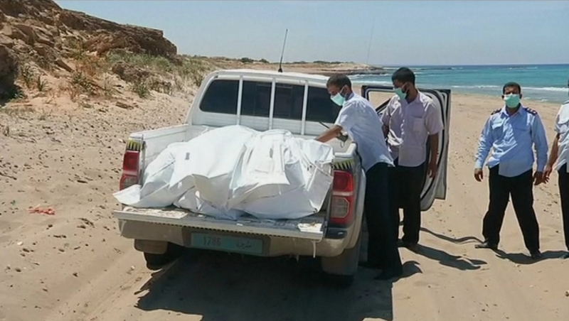 51 people were rescued after the boat they were in sank off the Libyan coast