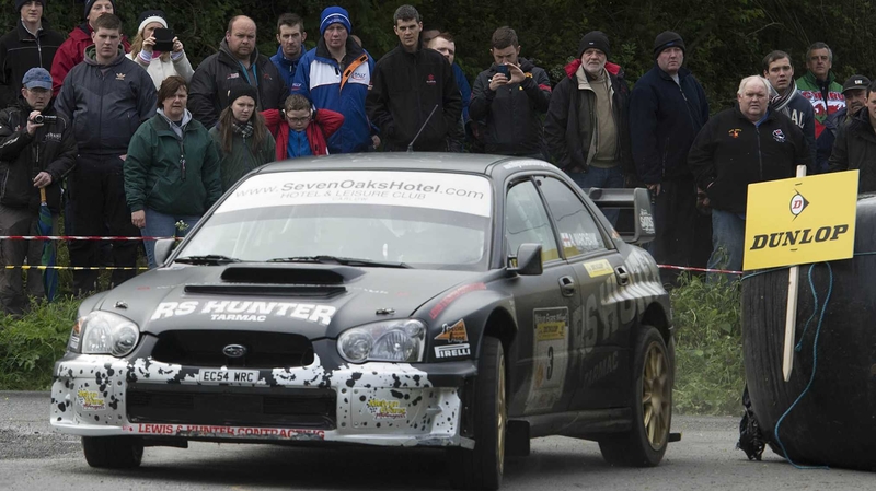 Hugh Hunter on his way to victory in Carlow