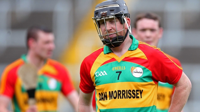 Carlow's Richard Coady is dejected after the game