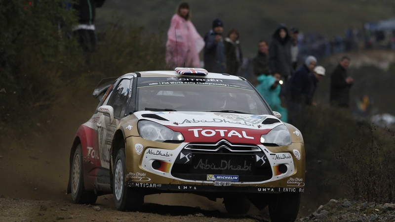 Kris Meeke's challenge in Germany ended in disaster